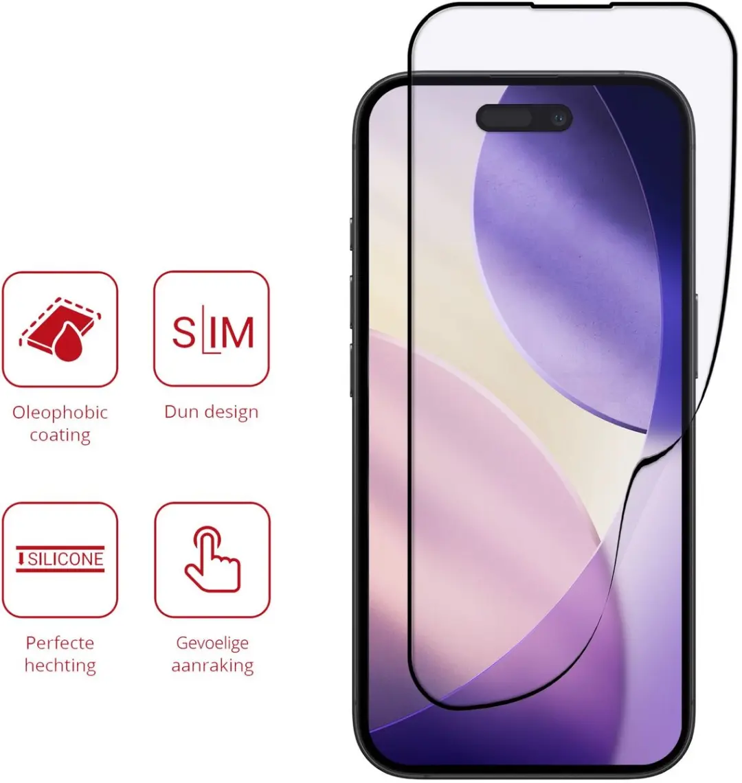 Rosso Hybrid Glass 219015 Screen Protector - iPhone 17 Pro Max