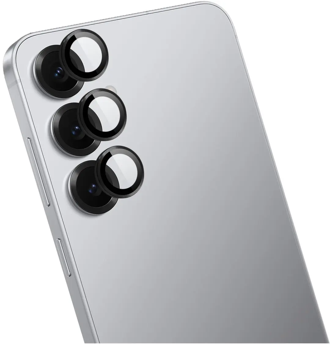 Rosso Camera Frame Protector Samsung Galaxy S25 Plus - 9H Glas - Zwart