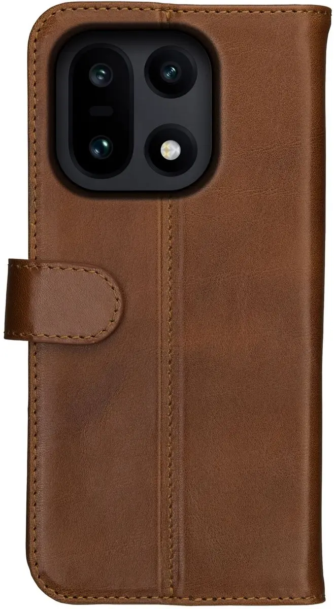 Rosso Deluxe Echt Leer Hoesje OnePlus 15 - 3 Pasjes - Bruin - afbeelding 6 van 6
