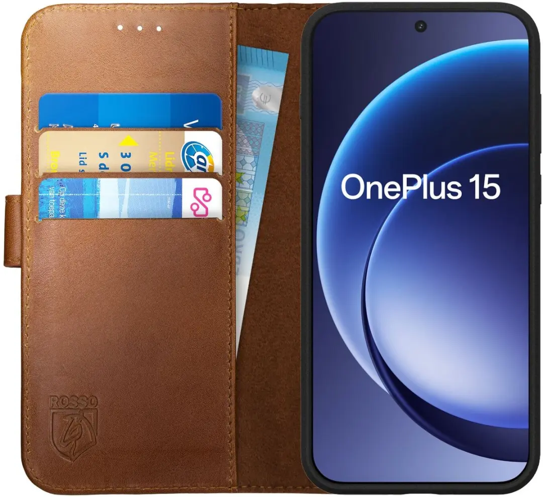 Rosso Deluxe Echt Leer Hoesje OnePlus 15