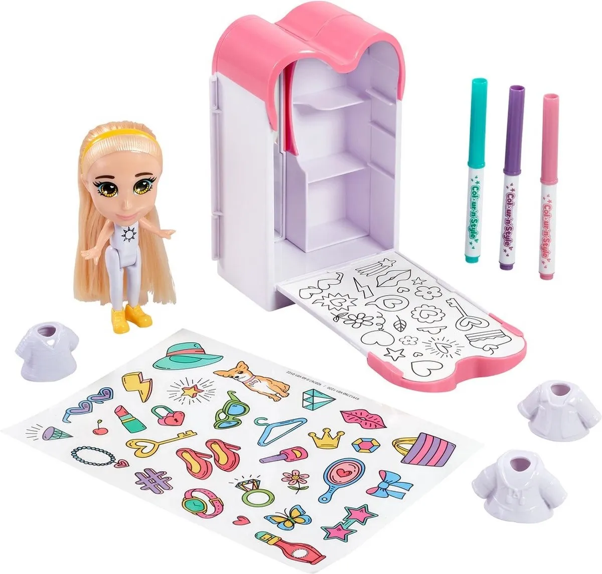 Goliath Colour'n'Style Catwalk Goldie Hobbyset - 9 Stuks