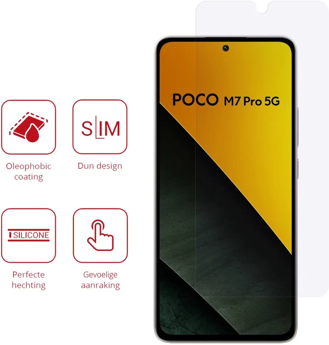 Rosso Screen Protector Ultra Clear 2 Stuks - Xiaomi Poco M7 Pro