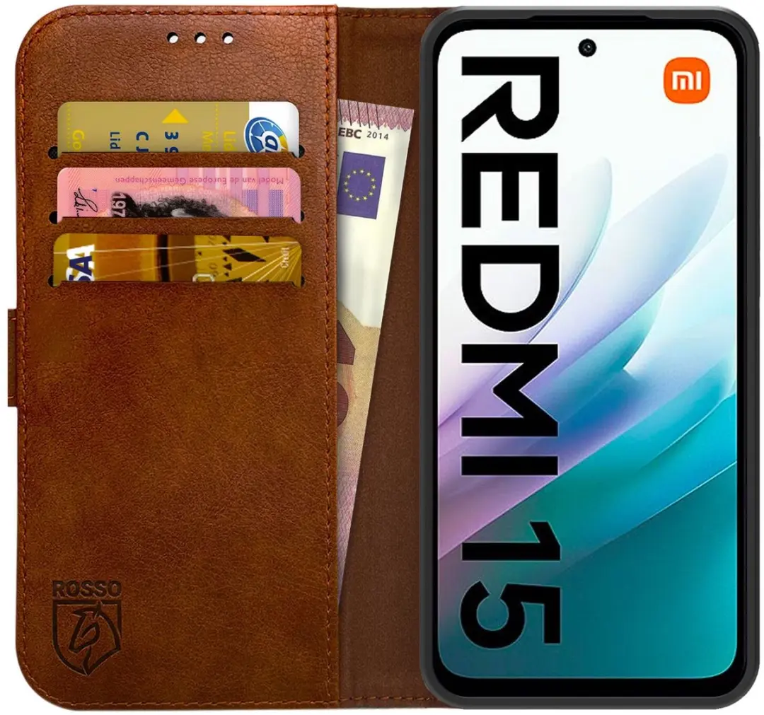 Rosso Element Wallet Book Case Xiaomi Redmi 15
