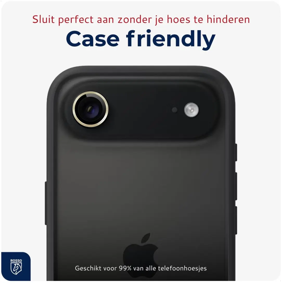 Rosso Camera Frame Protector iPhone Air - 9H Goud