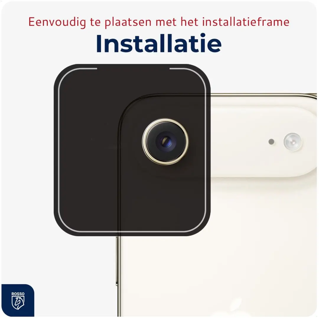 Rosso Camera Frame Protector iPhone Air - 9H Goud