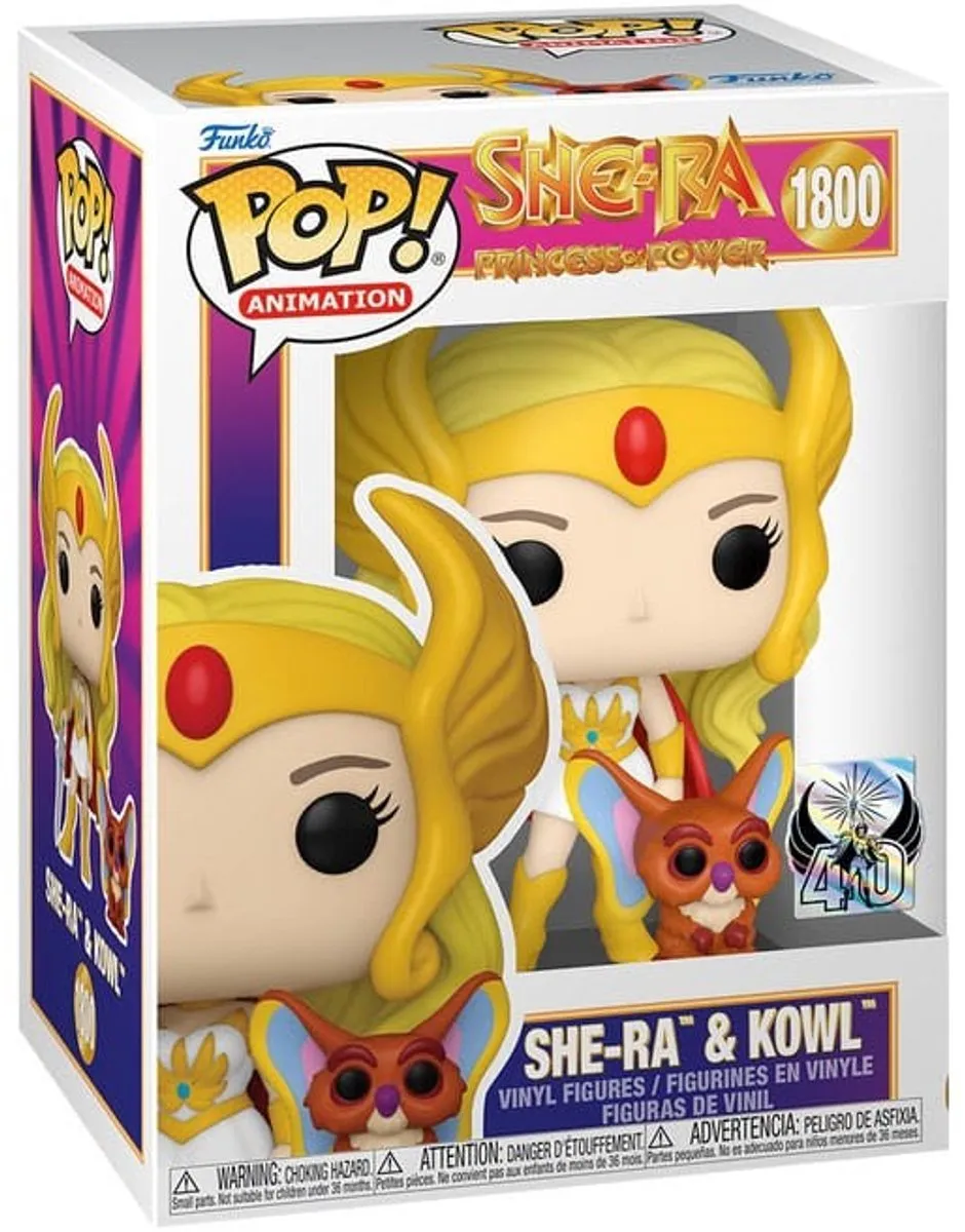 Funko Masters Of The Universe She-Ra met Kowl Pop!