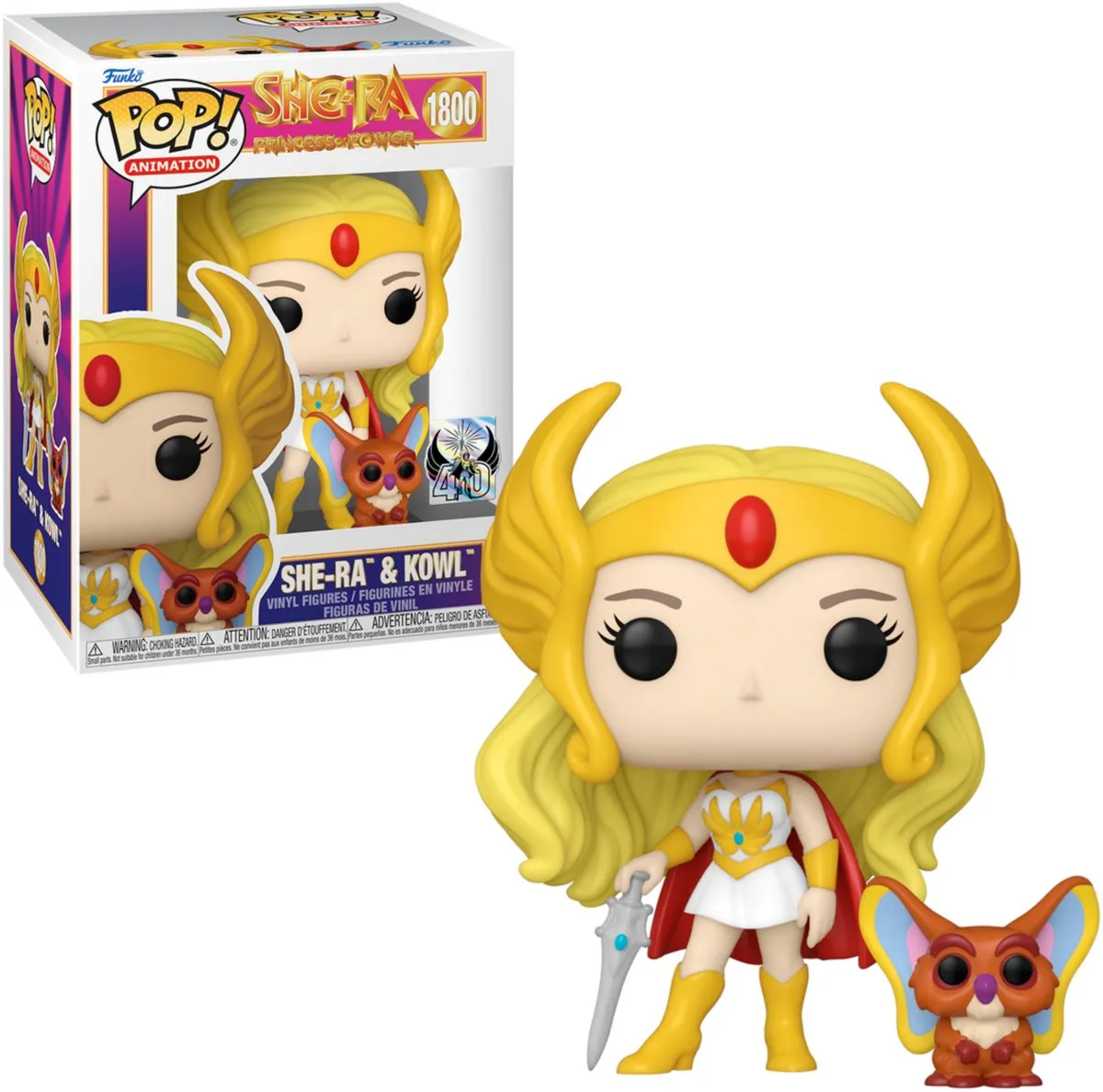 Funko Masters Of The Universe She-Ra met Kowl Pop! - 1800 - Multicolor