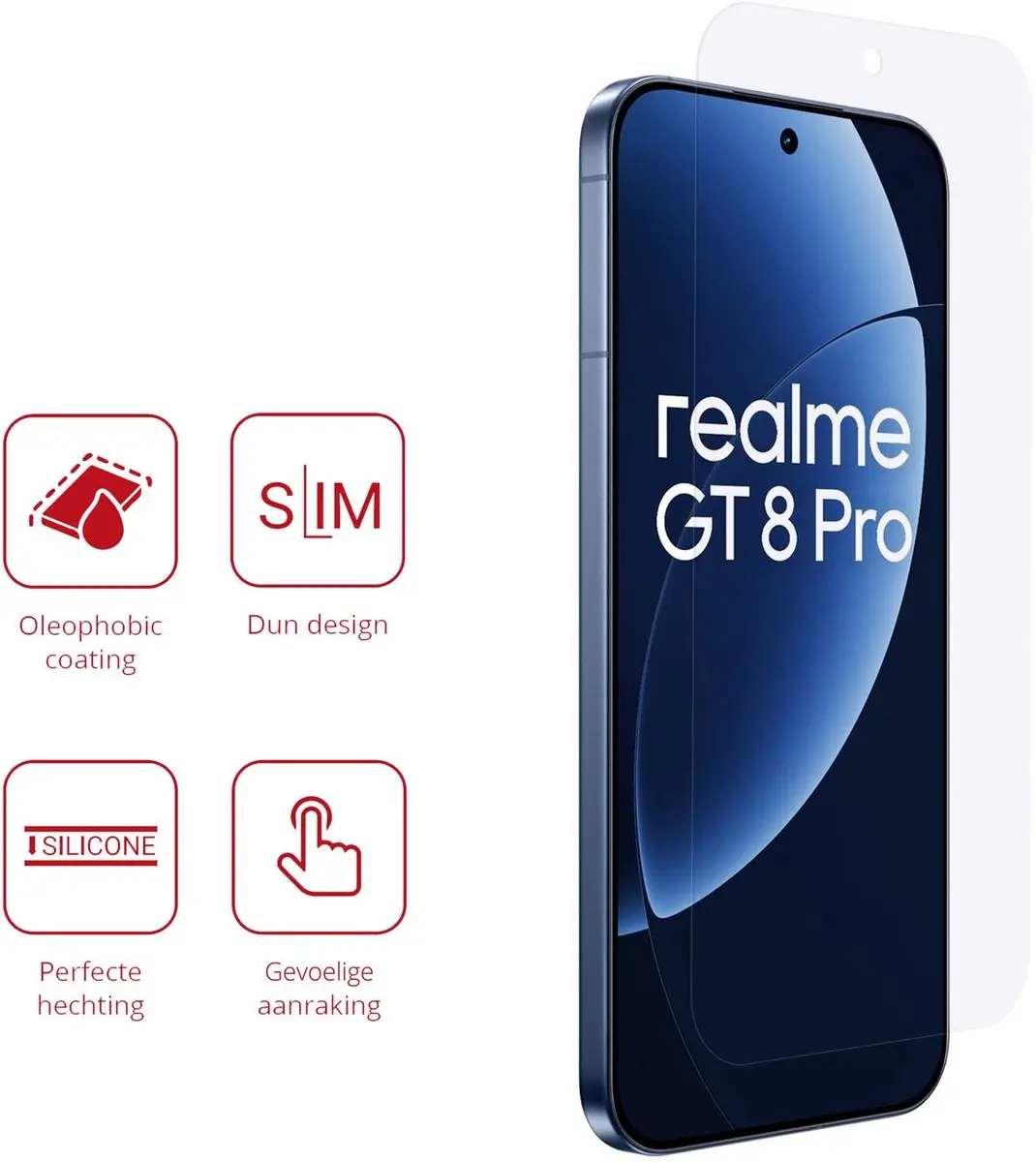 Rosso Screen Protector Realme GT 8 Pro - 2 Stuks