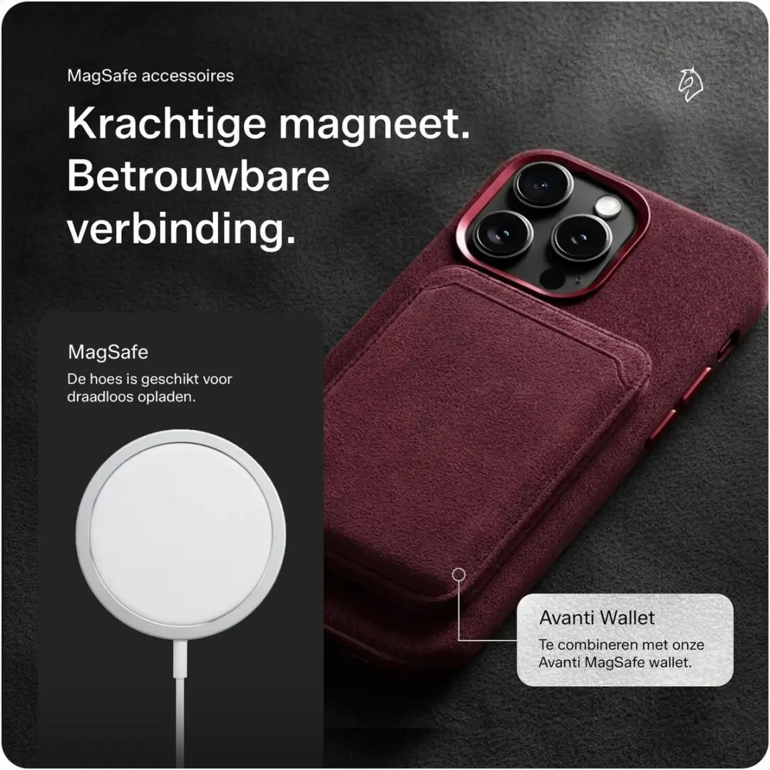 Rosso Avanti Hoesje 246417 - Samsung Galaxy S26 - MagSafe/Burgundy