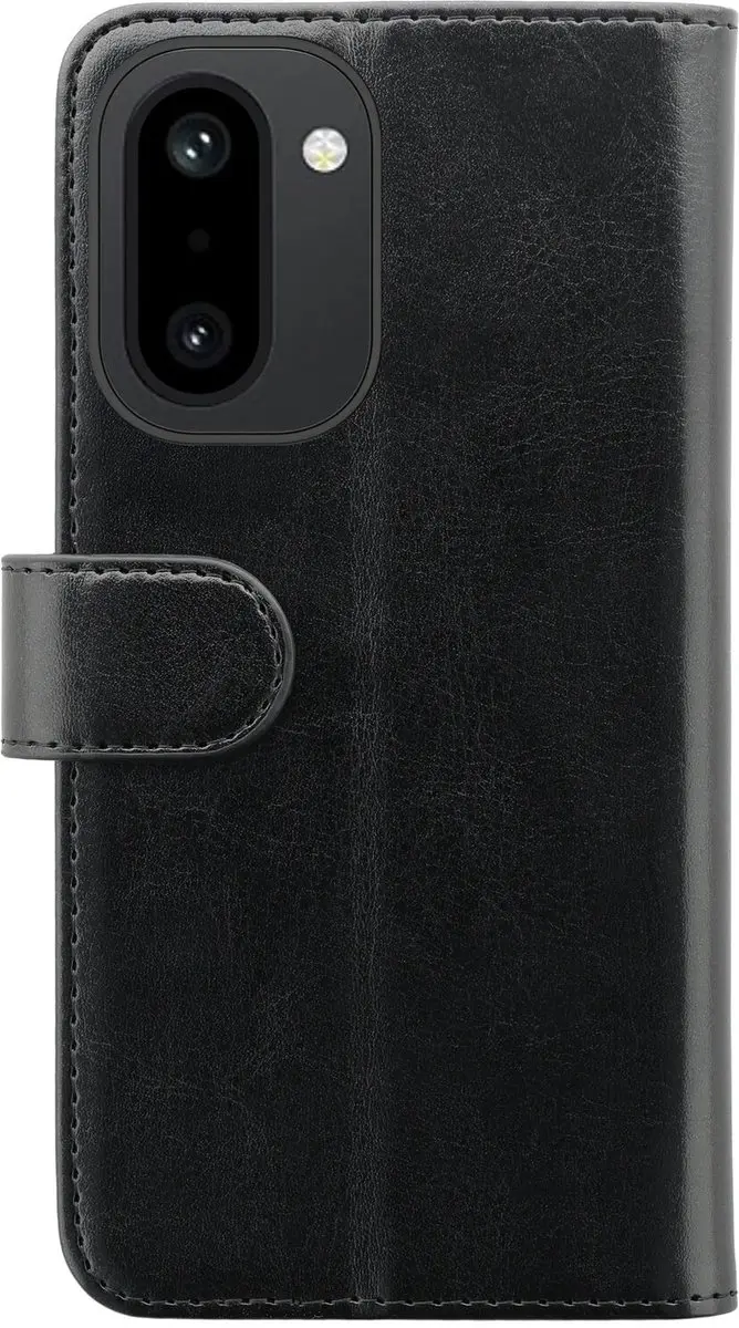 Rosso Element Wallet Book Case OnePlus 15R - 3 Pasjes - Zwart