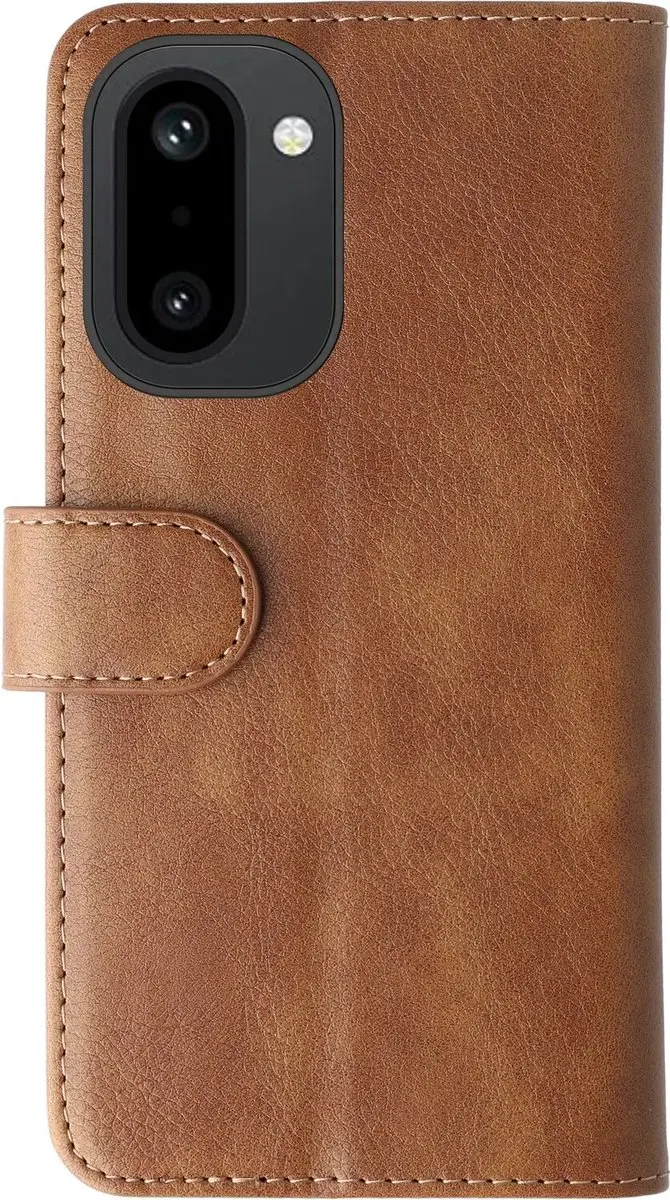 Rosso Element Wallet Book Case OnePlus 15R - 3 Pasjes - Bruin