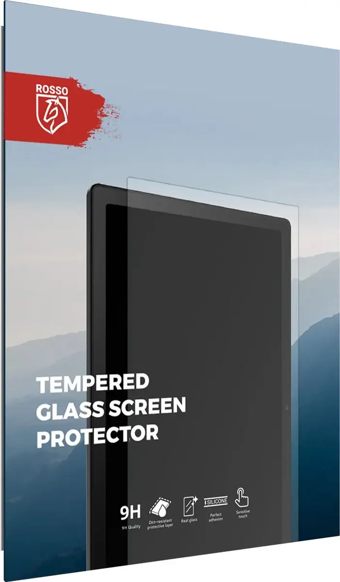 Rosso 252492 Screen Protector Xiaomi Pad 7/7 Pro - 9H Glas - Transparant/Red