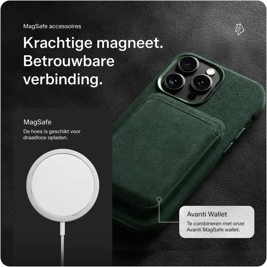 Rosso Avanti Hoesje 253662 - Groen - 3 Pasjes