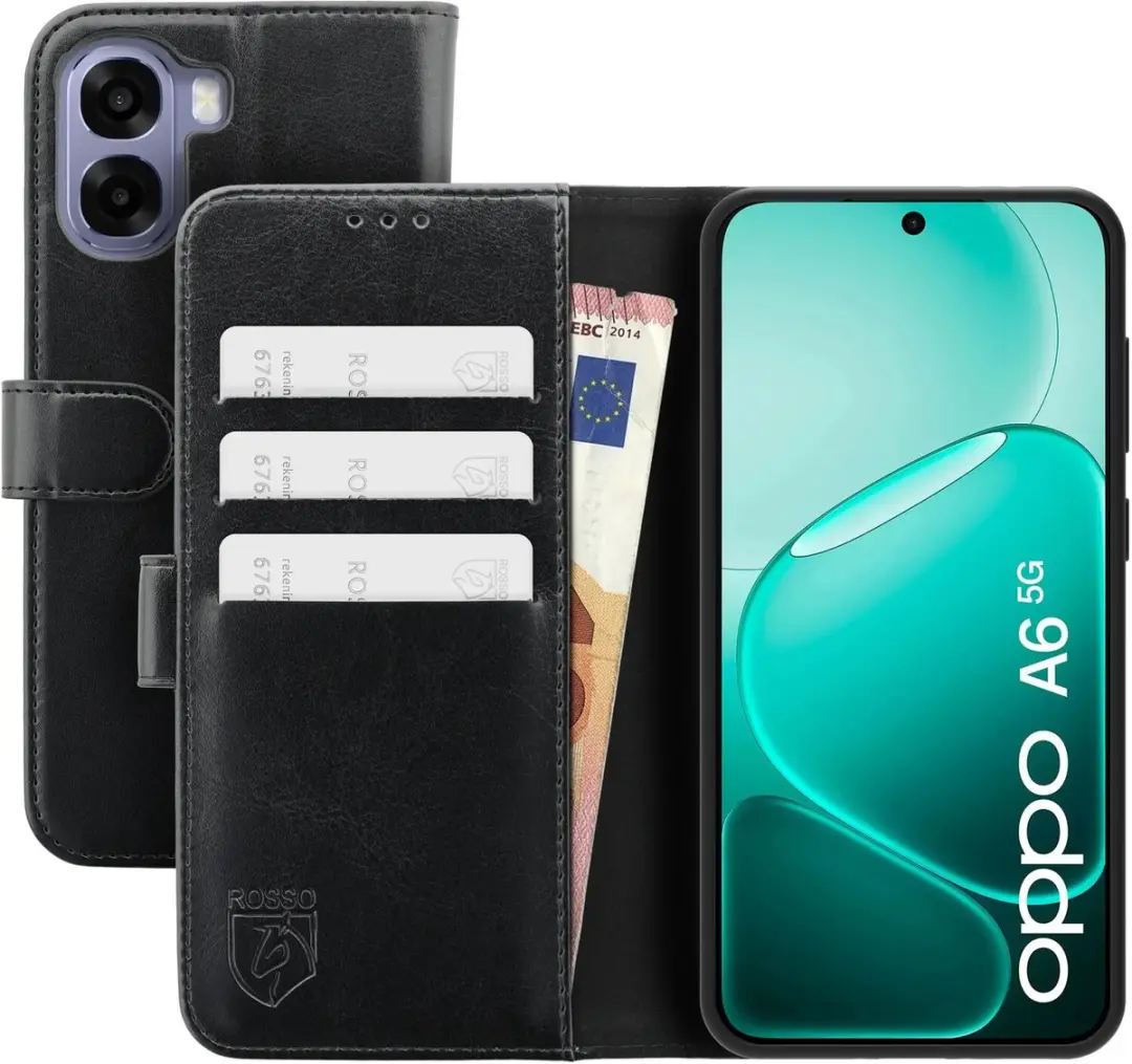 Rosso Element Wallet Book Case Oppo A6x