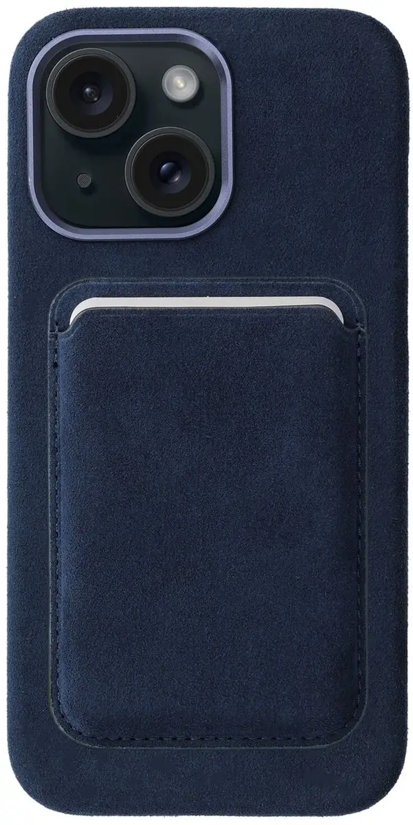 Rosso Avanti Hoesje Geschikt voor Apple iPhone 14 / 13 met Magnetische Kaarthoud