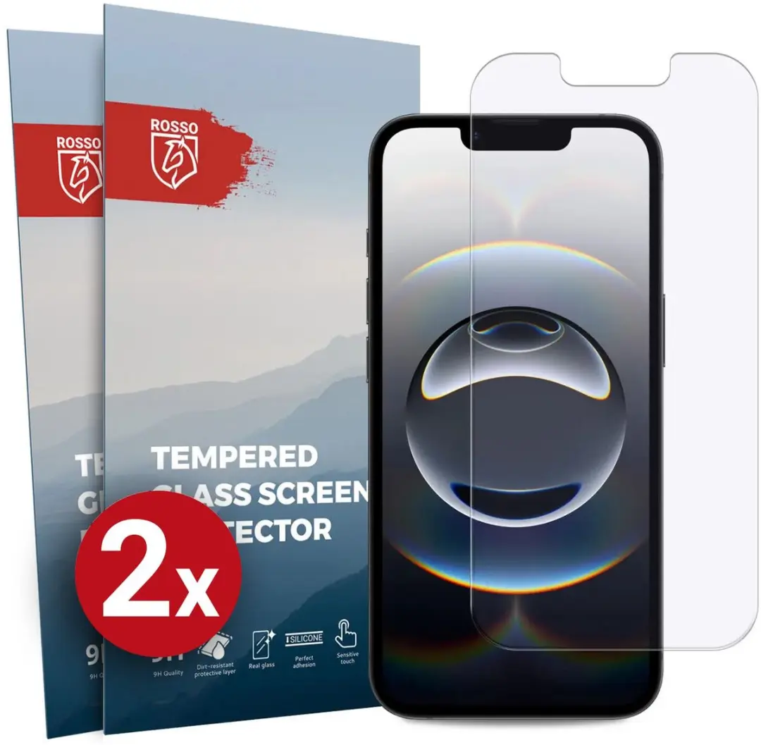 Rosso Screen Protector iPhone 16/17 Duo Pack