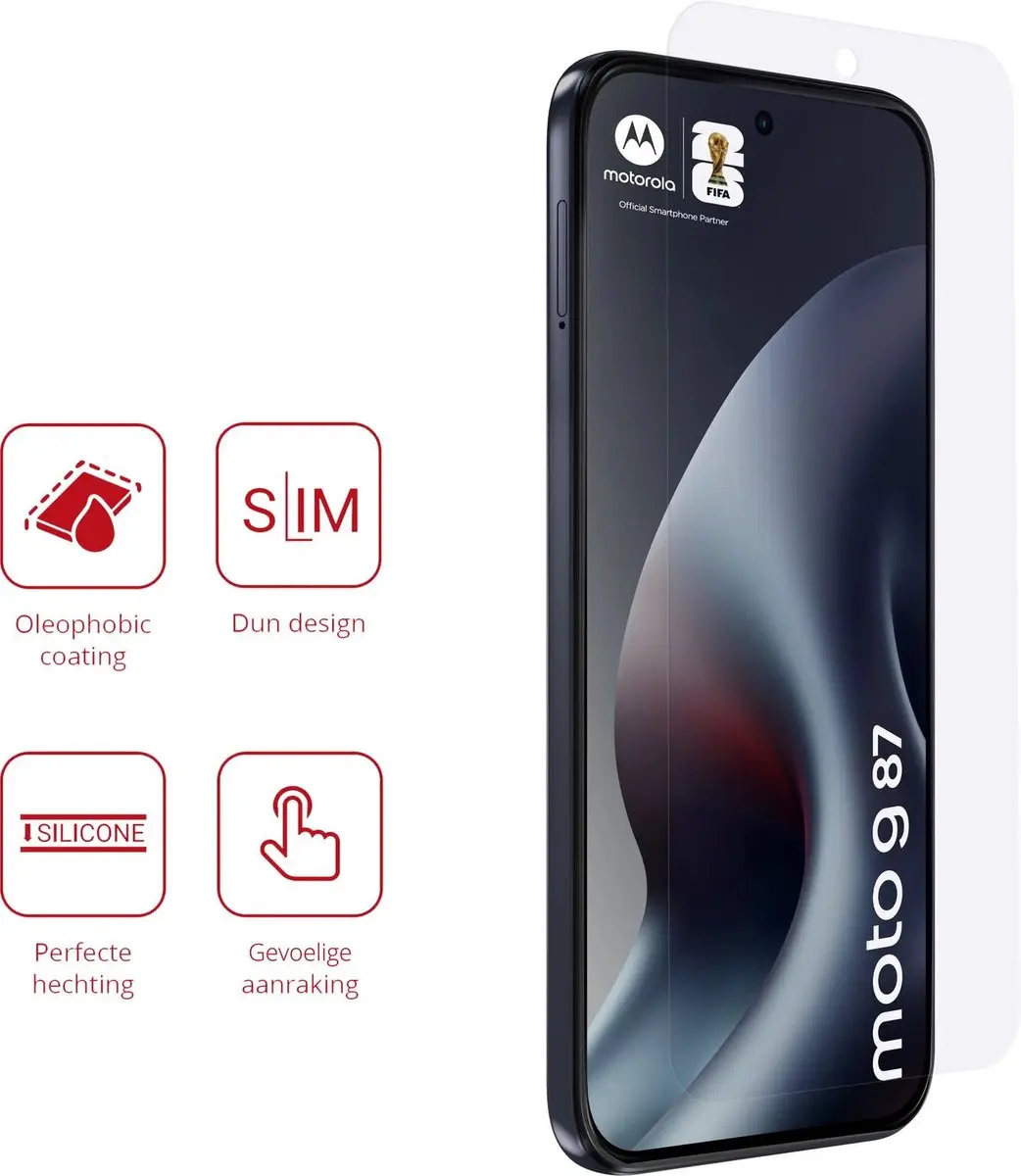 Rosso Screen Protector Motorola Moto G87 - 2 Stuks
