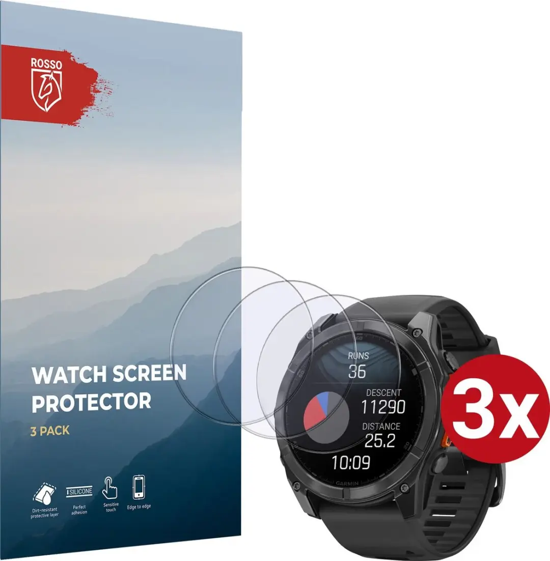 Rosso 9H Tempered Glass Garmin Fenix 8 51mm