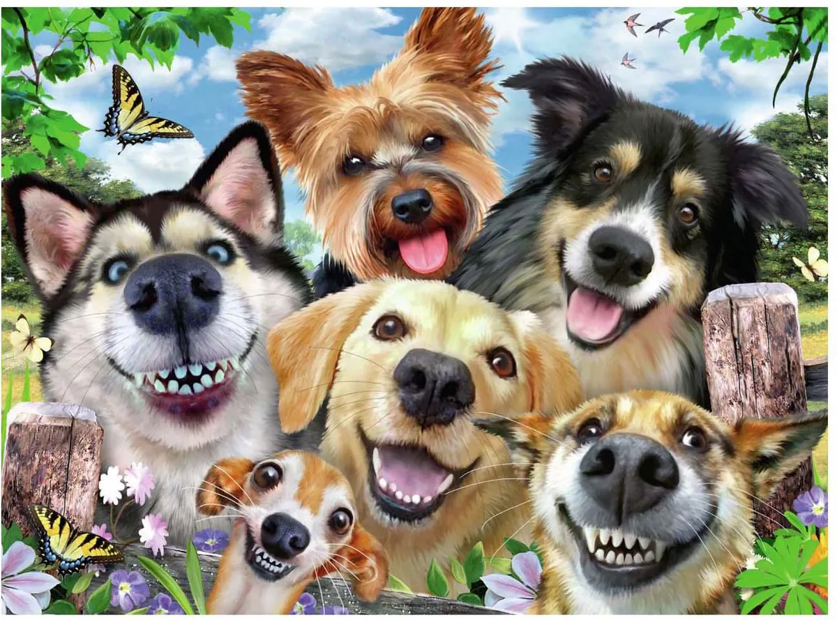 Ravensburger Vrolijke Honden Legpuzzel 500 Stuks