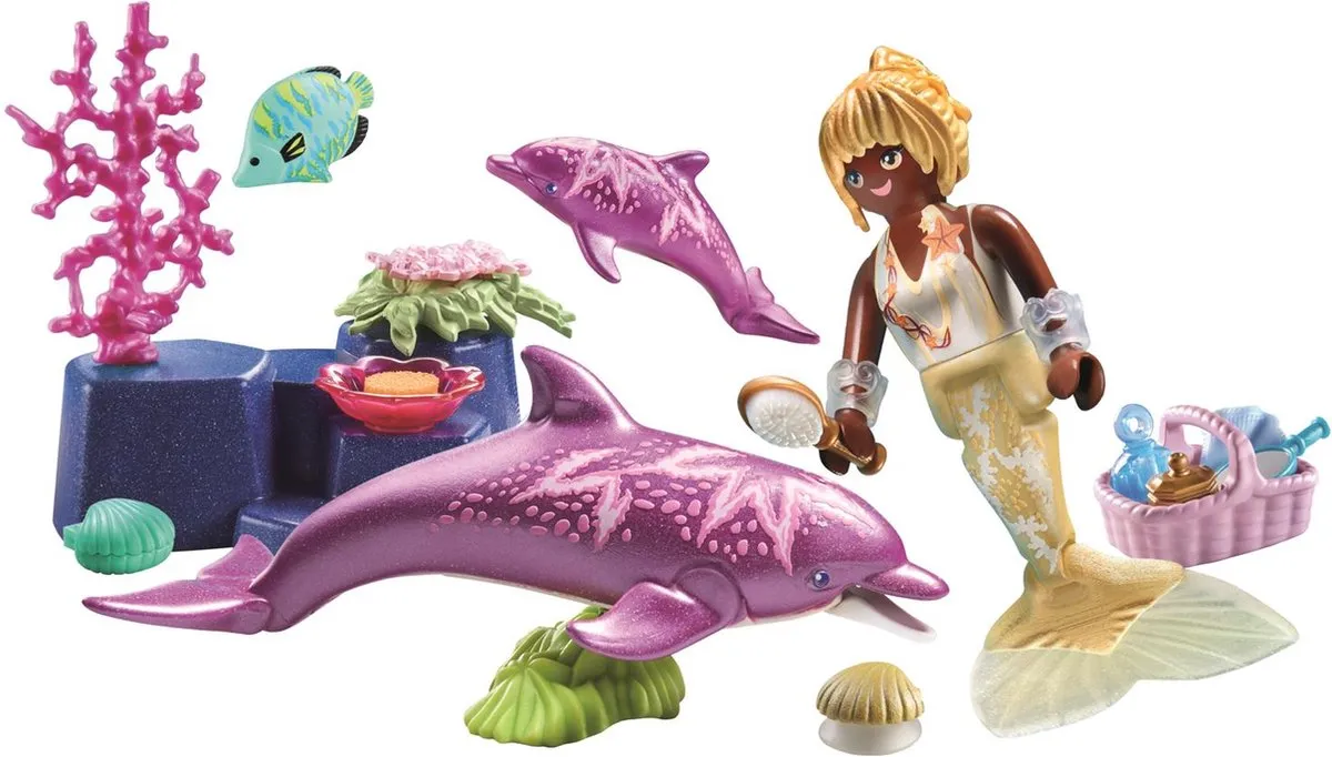 Playmobil Princess Magic Zeemeermin met dolfijnen 71501 - Multicolor