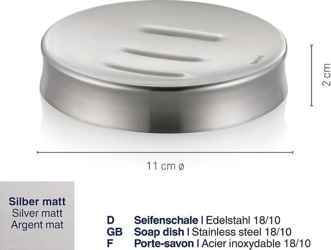 Kela Elegance Zeephouder - Zilver - afbeelding 6 van 6