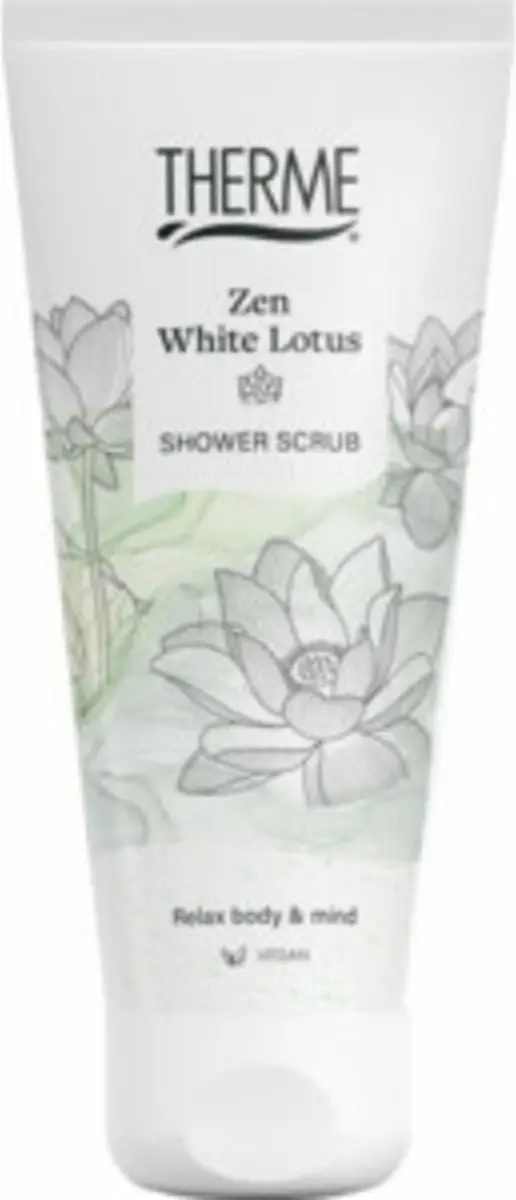 Therme Shower Scrub Zen White Lotus