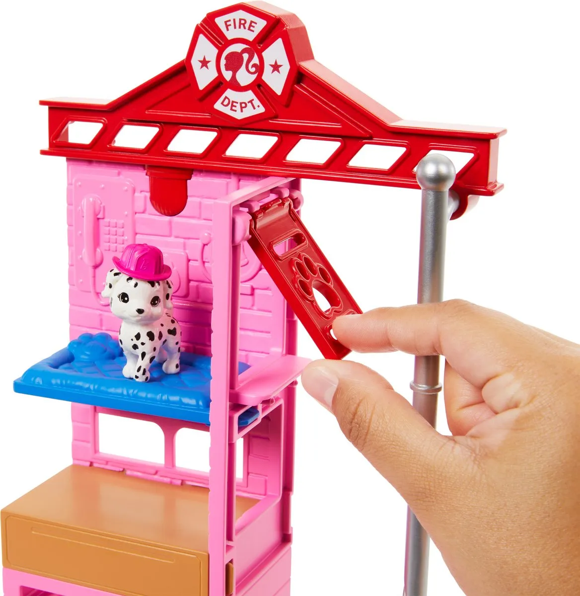 Barbie Brandweervrouw Speelset HRG55 - Multicolor