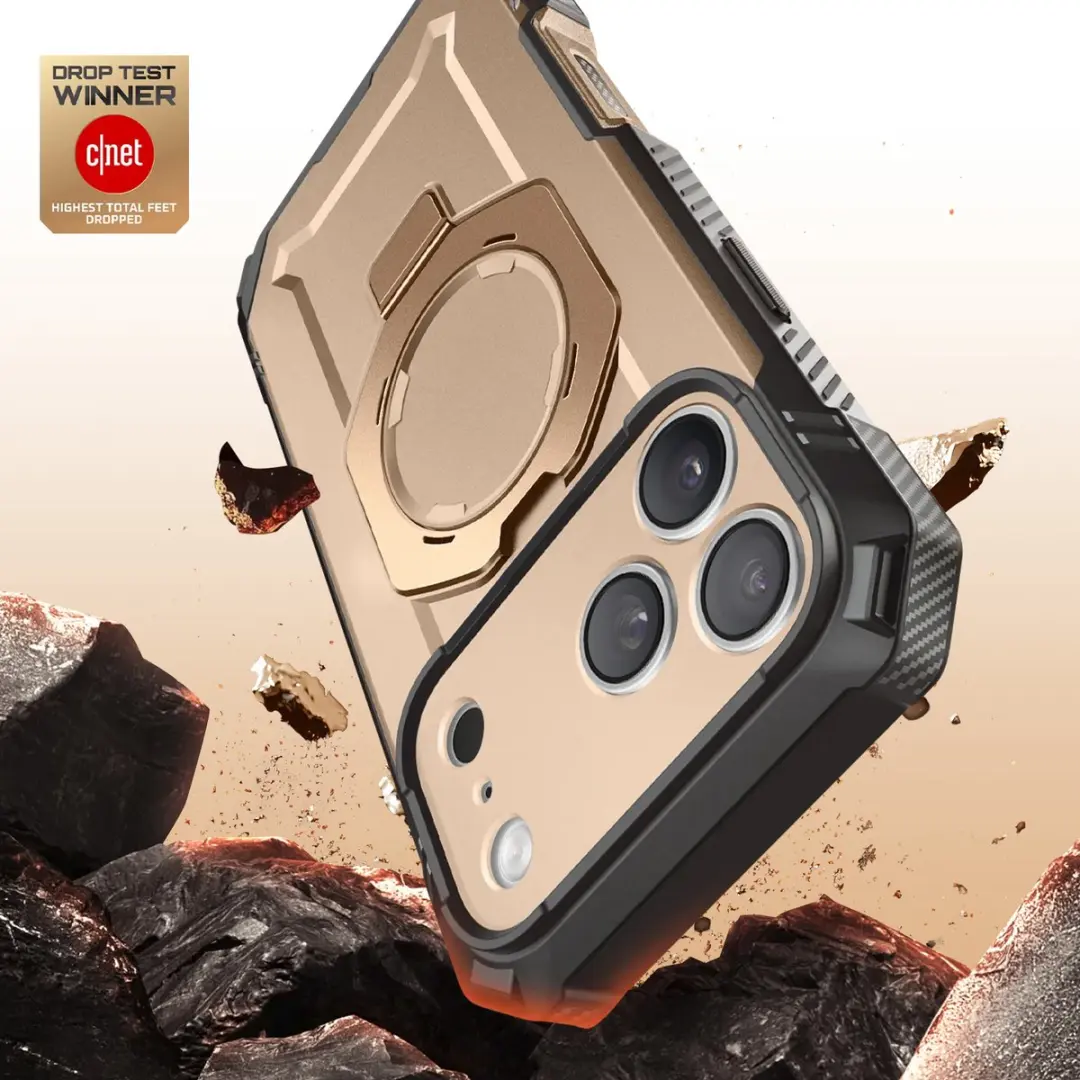 Supcase UB Grip Pro Case iPhone 17 Pro - Zwart - MagSafe