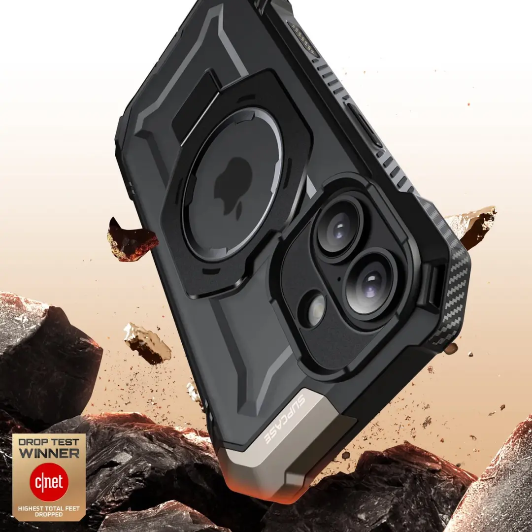 Supcase UB Grip Hoesje iPhone 17 - Zwart Transparant - 13930
