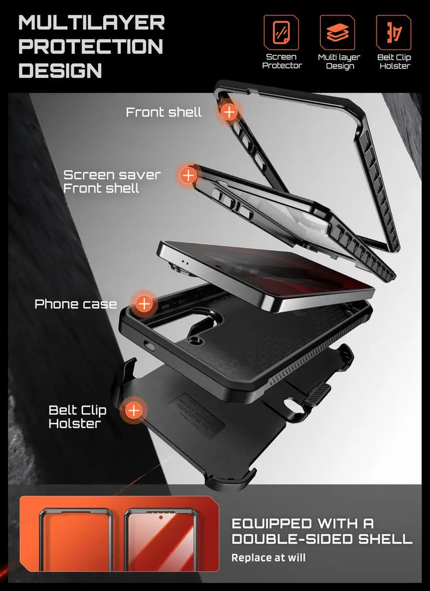 Supcase MagPro Hoesje 14536 - Samsung Galaxy S26 Plus - Zwart