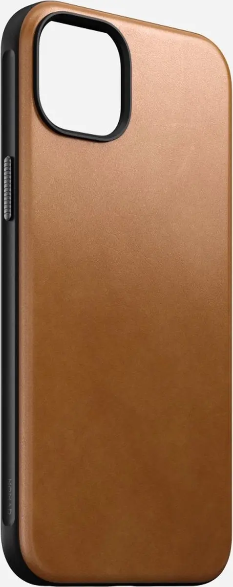 NOMAD Modern Leather Case NM01611585 - Hoesje iPhone 15 Plus - English tan - afbeelding 3 van 6
