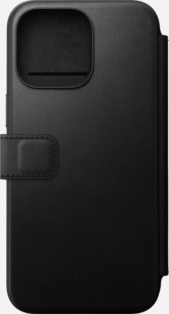 NOMAD Modern Leather Folio 114673114040 - iPhone 15 Pro Max Hoesje - Zwart
