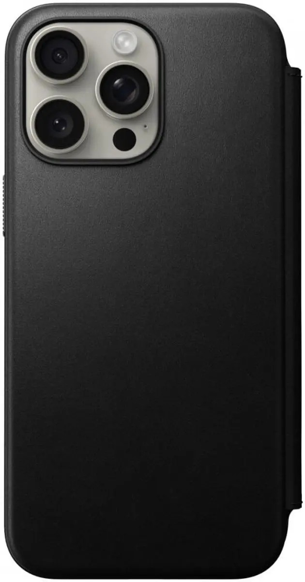 NOMAD Modern Leather Folio 114673114040 - iPhone 15 Pro Max Hoesje - Zwart
