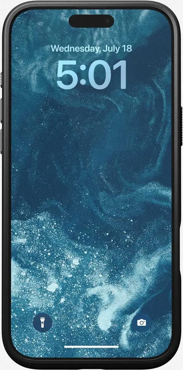NOMAD NM01691785 Hoesje iPhone 16 Pro Max - Echt Leer Bruin