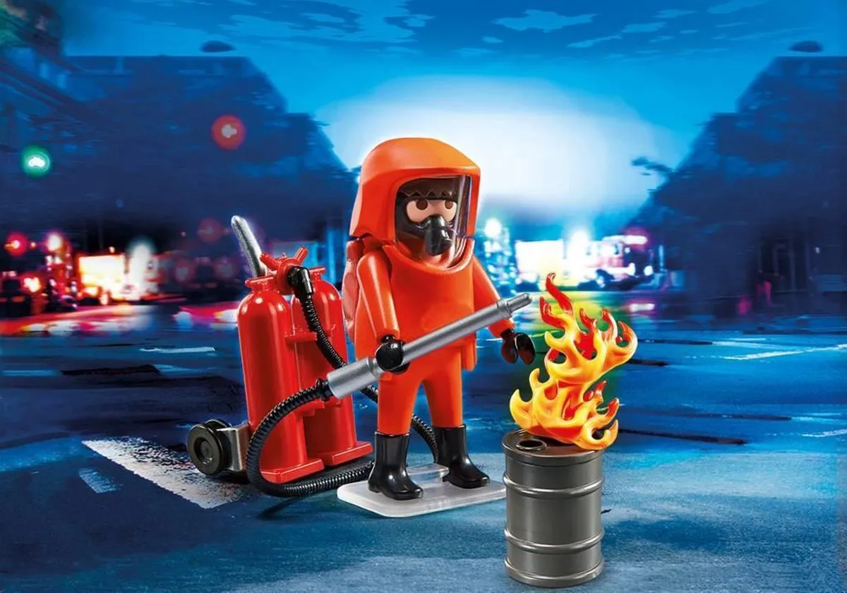 Playmobil Brandweerman Gascombi 5367 - Multicolor - afbeelding 4 van 5