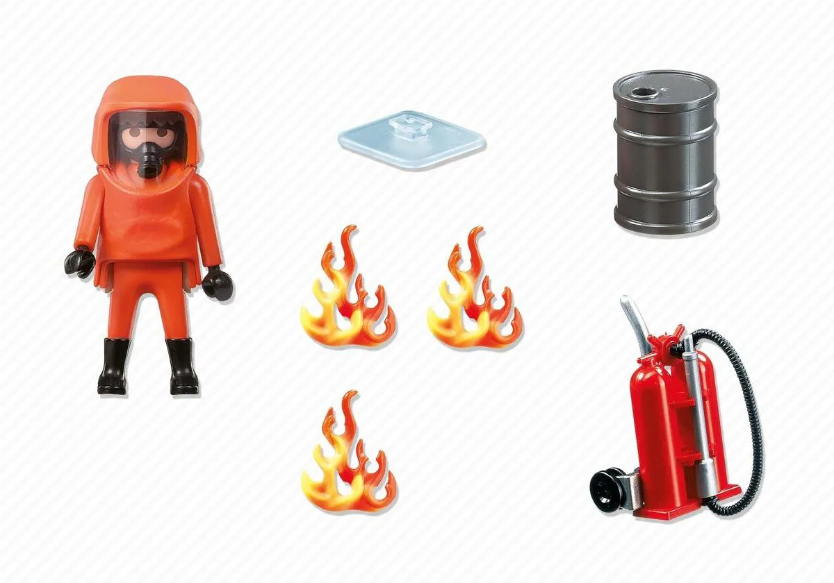 Playmobil Brandweerman Gascombi 5367 - Multicolor - afbeelding 2 van 5