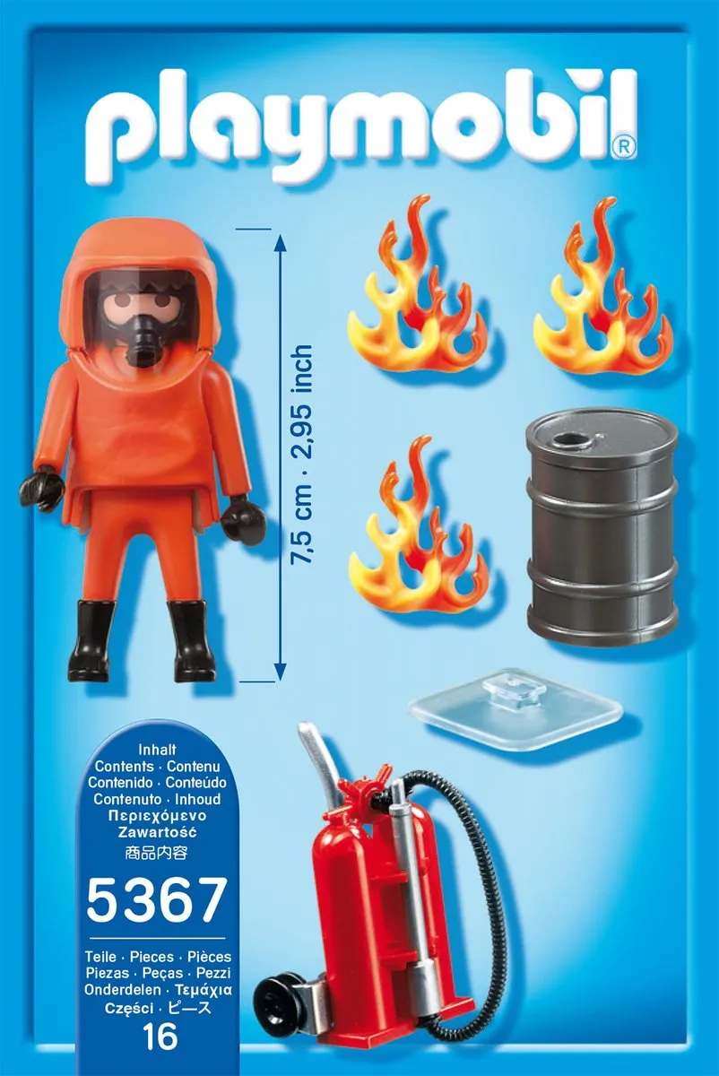 Playmobil Brandweerman Gascombi 5367