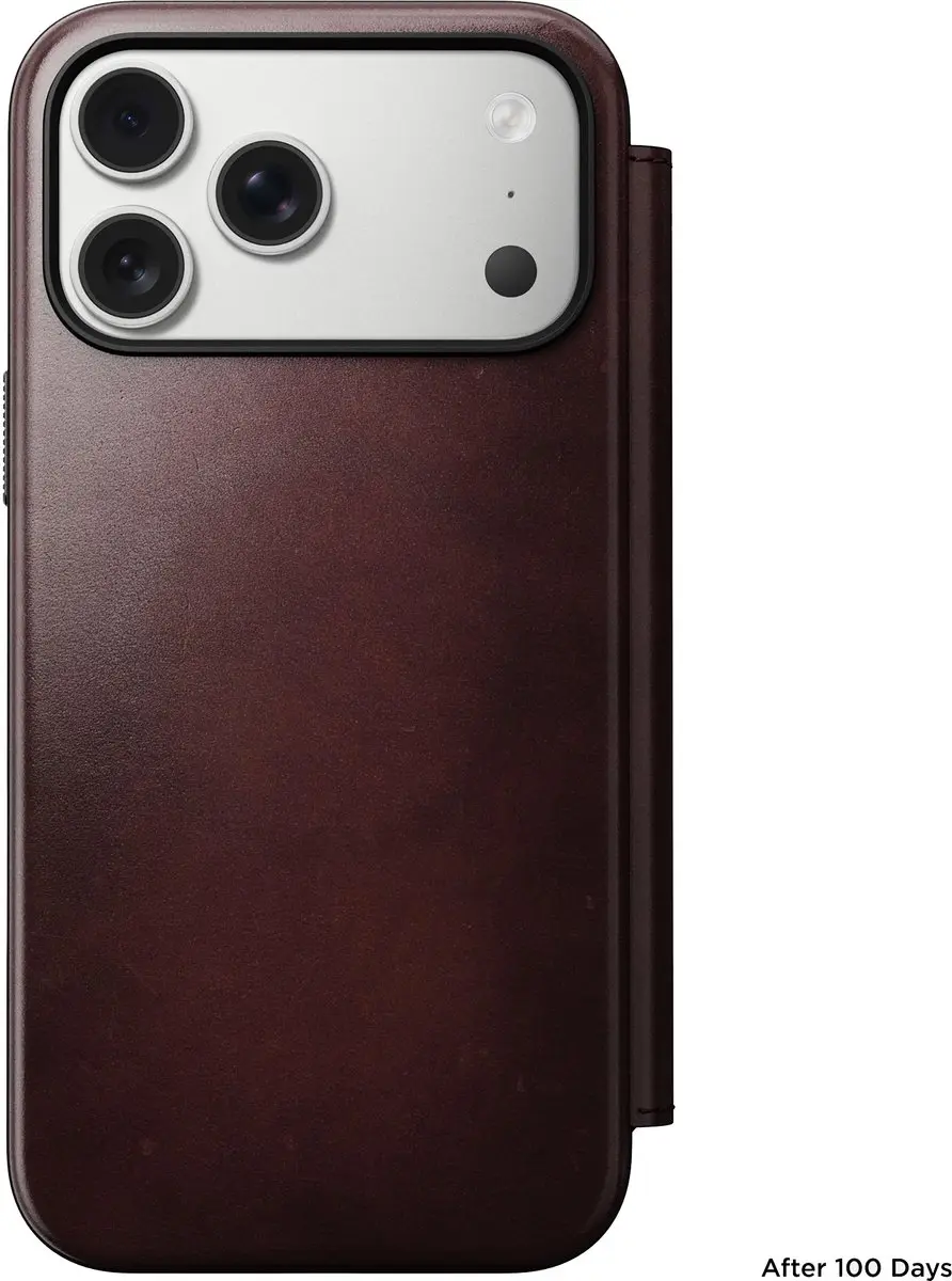 NOMAD Horween Lederen Folio iPhone 17 Pro Max NM011826858 - Bruin - afbeelding 3 van 6