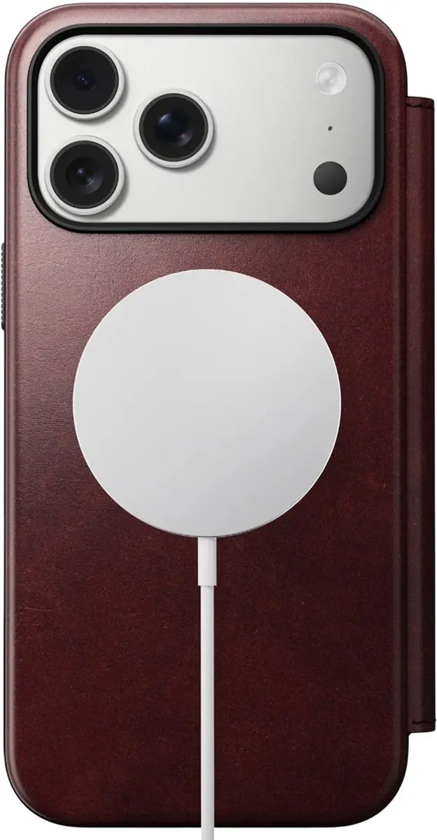 NOMAD Horween Lederen Folio iPhone 17 Pro Max NM011826858 - Bruin - afbeelding 4 van 6