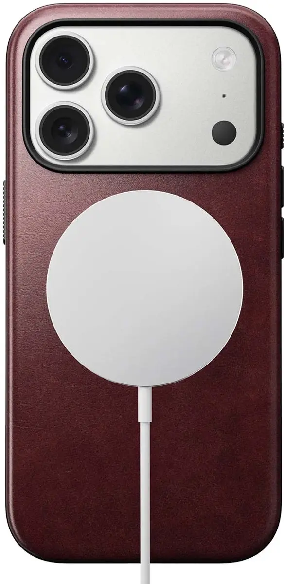 Nomad Horween Modern lederen hoesje iPhone 17 Pro