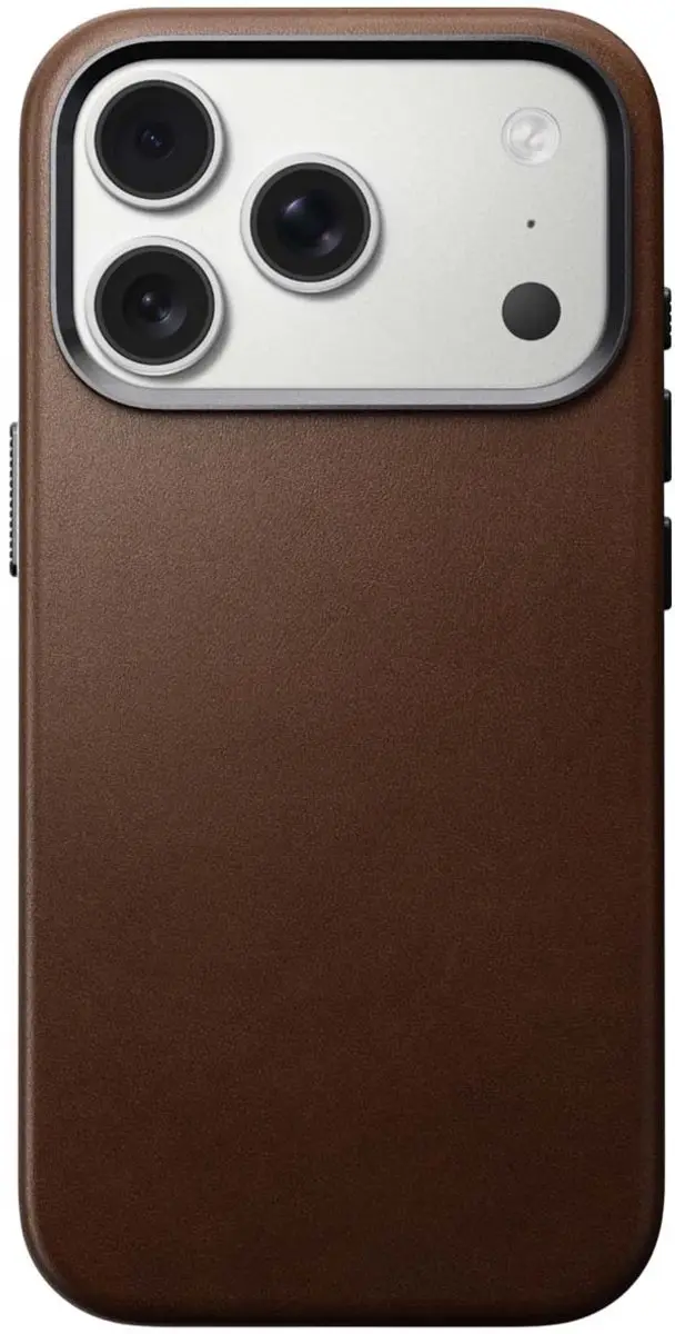 NOMAD Traditional Lederen Hoesje iPhone 17 Pro 114727114080 - Bruin