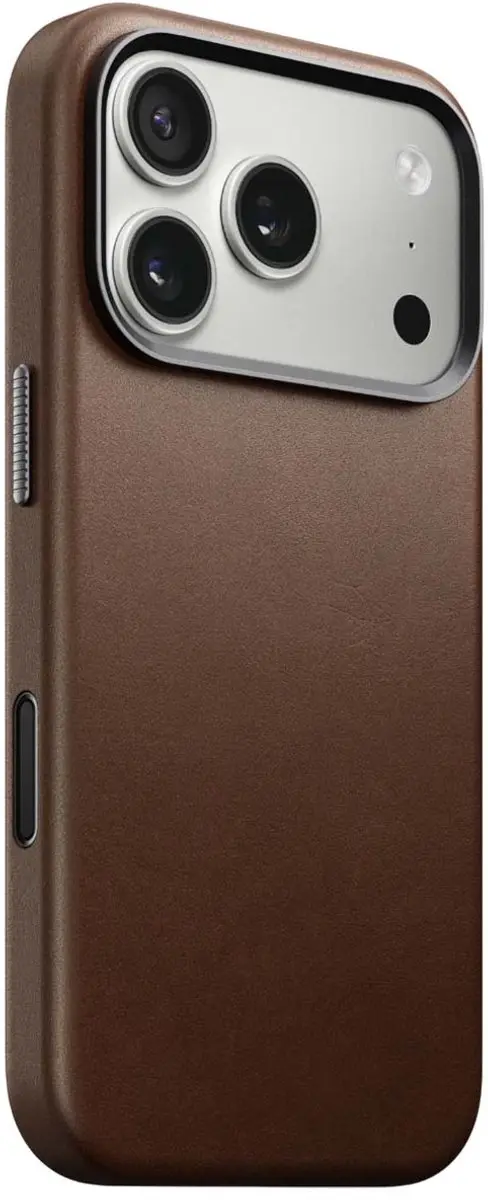 NOMAD Traditional Lederen Hoesje iPhone 17 Pro 114727114080 - Bruin