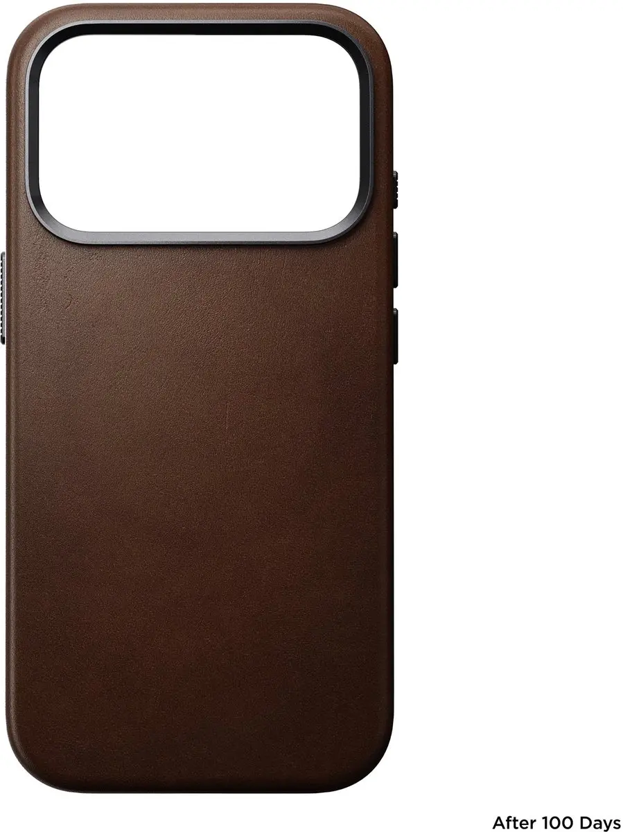 NOMAD Traditional Lederen Hoesje iPhone 17 Pro 114727114080 - Bruin