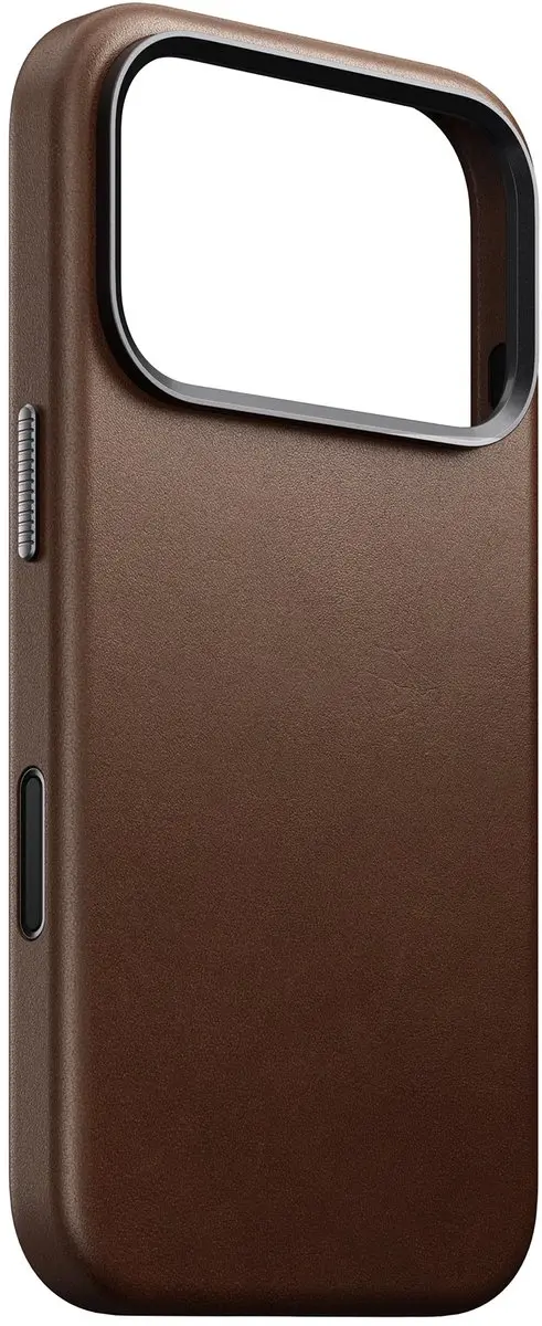 NOMAD Traditional Lederen Hoesje iPhone 17 Pro 114727114080 - Bruin - afbeelding 6 van 6