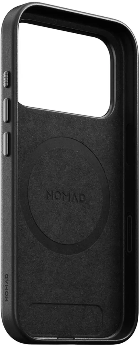 NOMAD Traditional Lederen Hoesje iPhone 17 Pro Max NM011895858 - Zwart - afbeelding 4 van 6