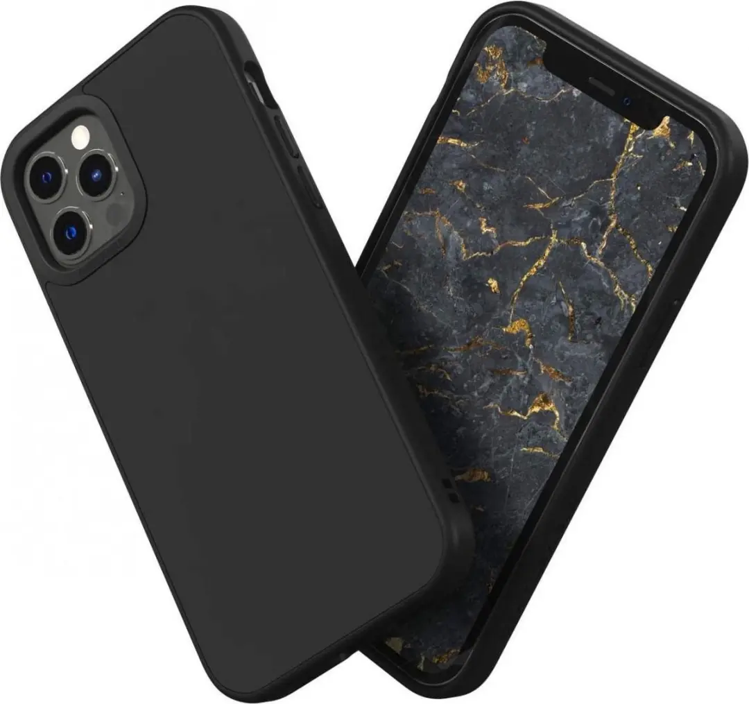 RhinoShield SolidSuit Hoesje Geschikt voor Apple iPhone 12 Pro Max Classic Zwart
