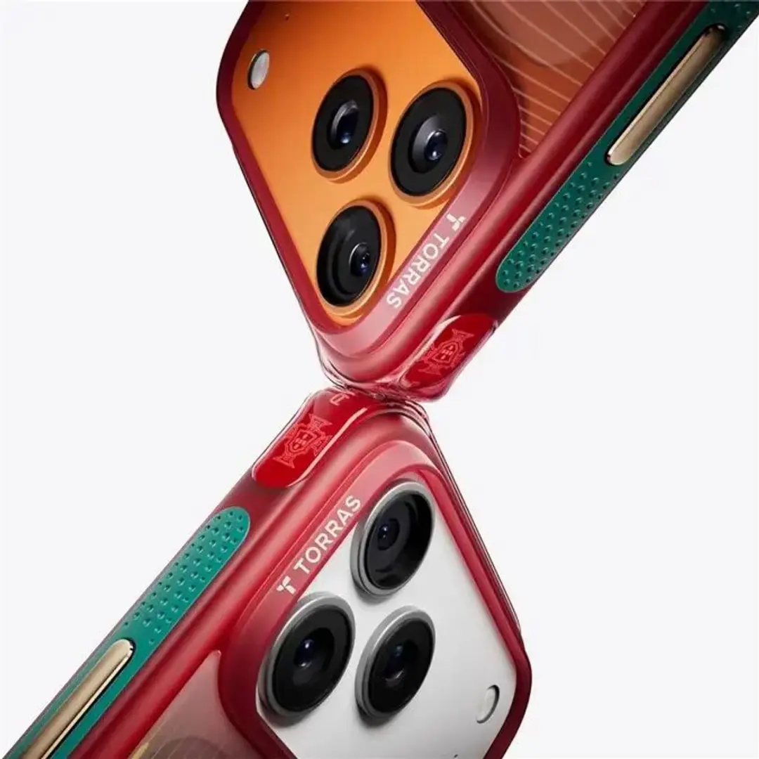 Torras Hoesje iPhone 17 Pro World Cup Editie - MagSafe - Rood/ Groen