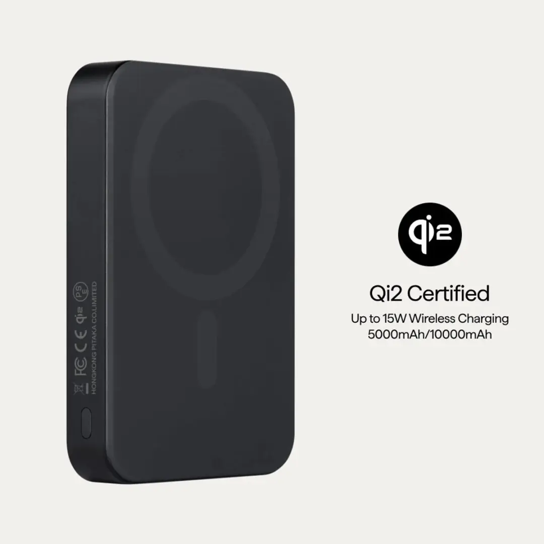Pitaka Power Bank Qi2 10000mAh - 20W - Smartwatch - 8594184315538