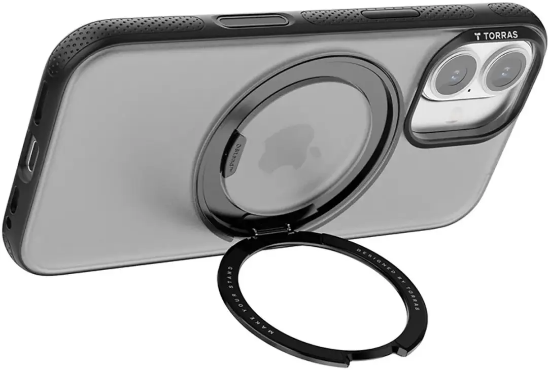 Torras Ostand R Fitness Back Cover iPhone 17 - Transparant