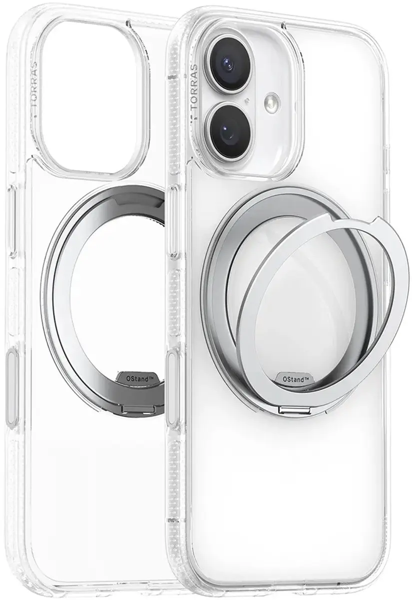 Torras Ostand R Fitness Back Cover iPhone 17 - Transparant - afbeelding 6 van 6